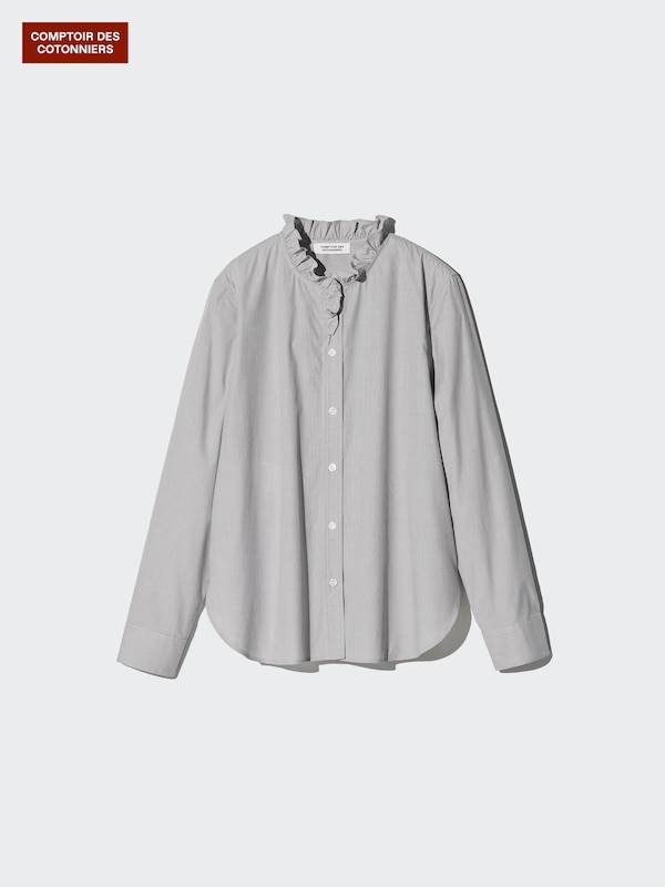 Overhemd van Katoemix (Volantes)