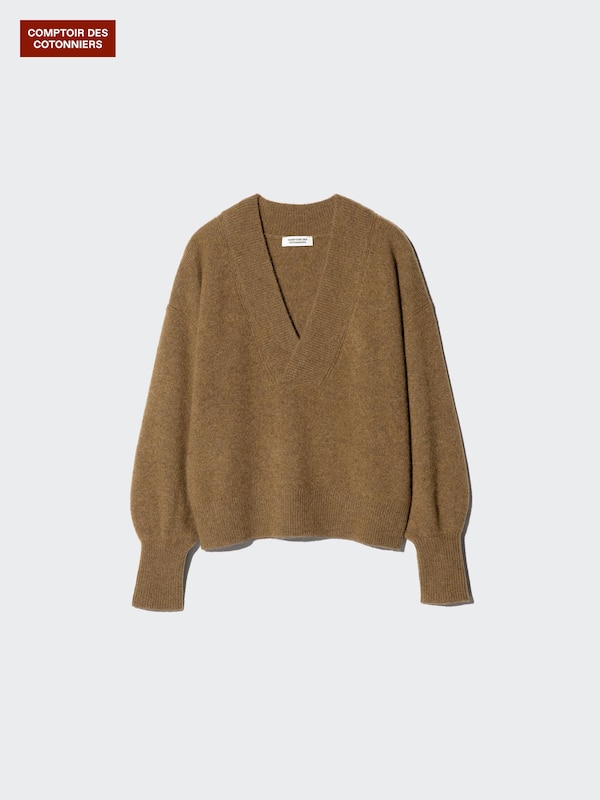 100% Cashmere V Neck Jumper