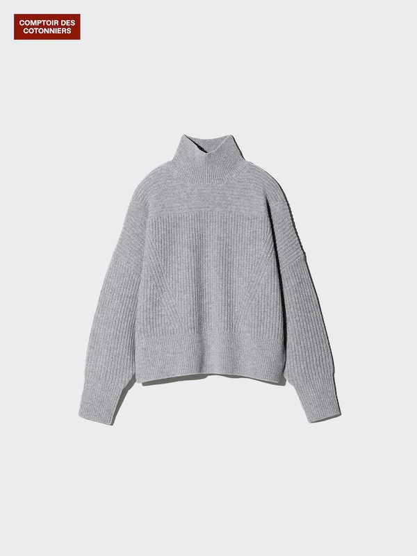 Lambswool High Neck Jumper
