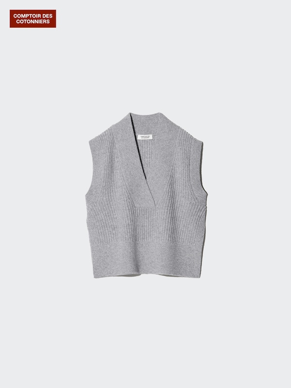 Lambswool V Neck Jumper (Sleeveless)