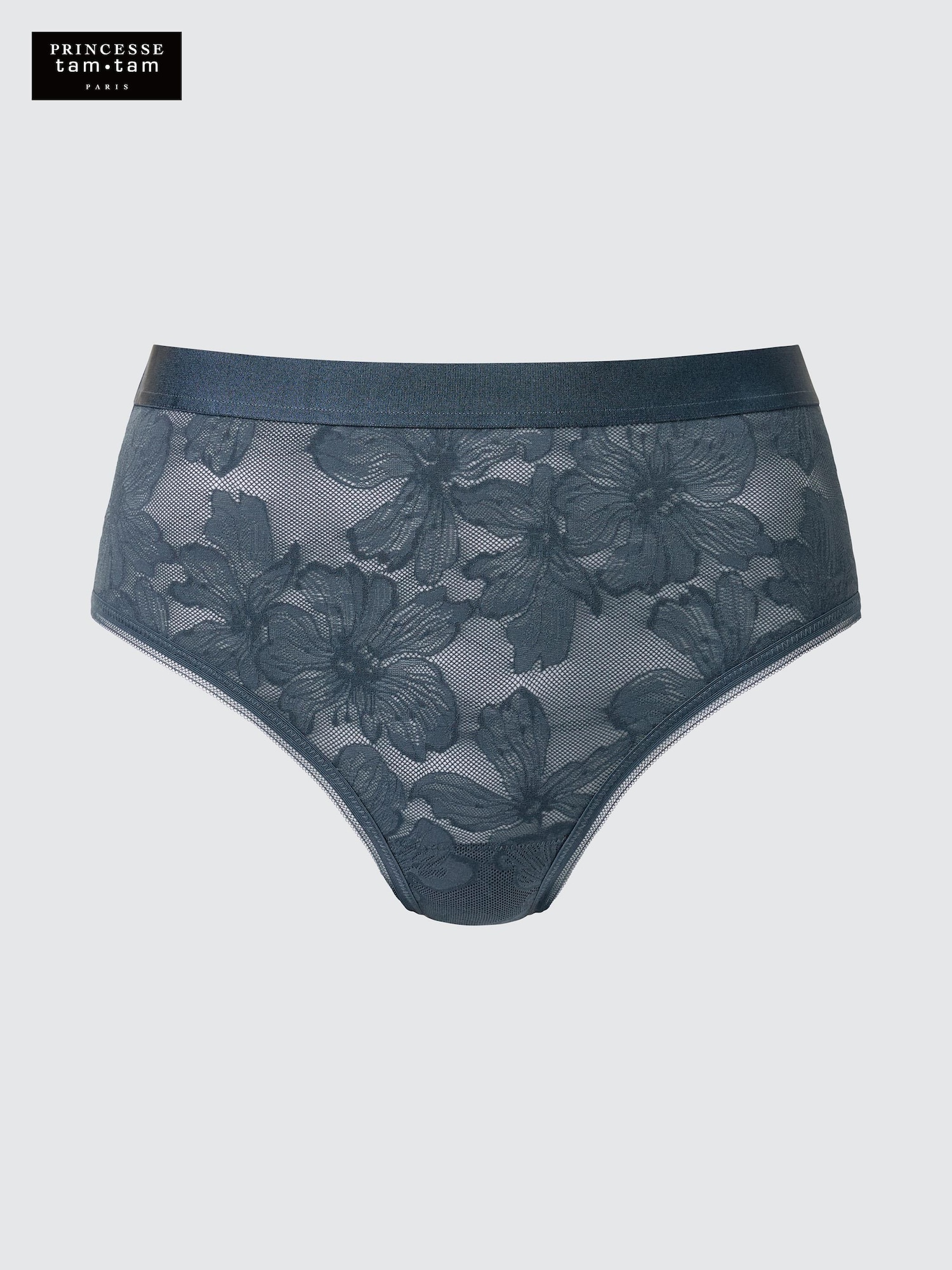 Yüksek Bel Slip Külot (İnce Dantel)