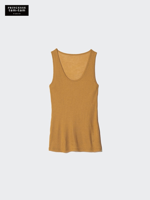 HEATTECH Cashmere Blend Pointelle Vest Top