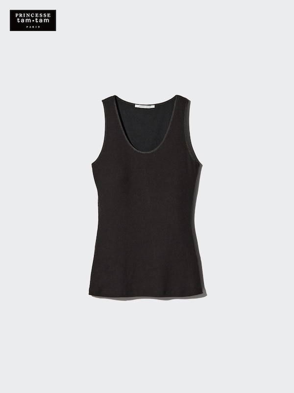 HEATTECH Extra Warm Cashmere Blend Bra Top (Ribbed)