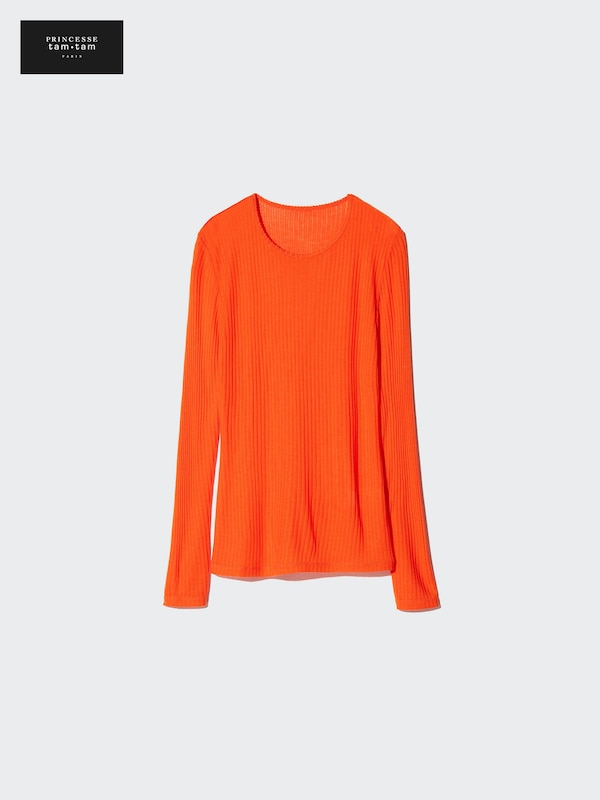 HEATTECH Cashmere Blend Pointelle T-Shirt