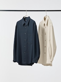 Camicia Twill Oversized con Tasche