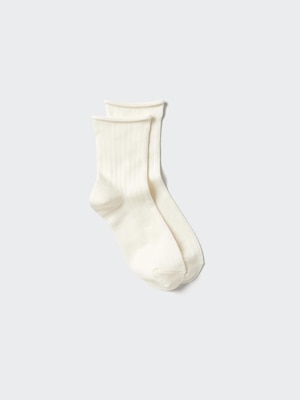 HEATTECH Ribbed Cuff Roll Socks