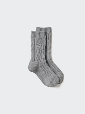 WOMEN HEATTECH SOCKS CABLE