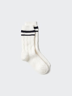 HEATTECH Socks | Cable | Striped