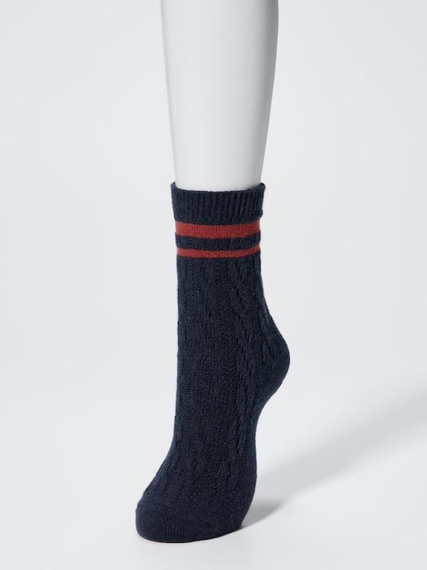 HEATTECH Socks | Cable | Striped