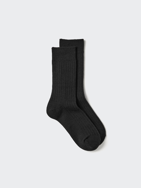 Носки HEATTECH, в рубчик — Uniqlo