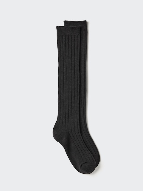 Носки HEATTECH Knee, в рубчик — Uniqlo