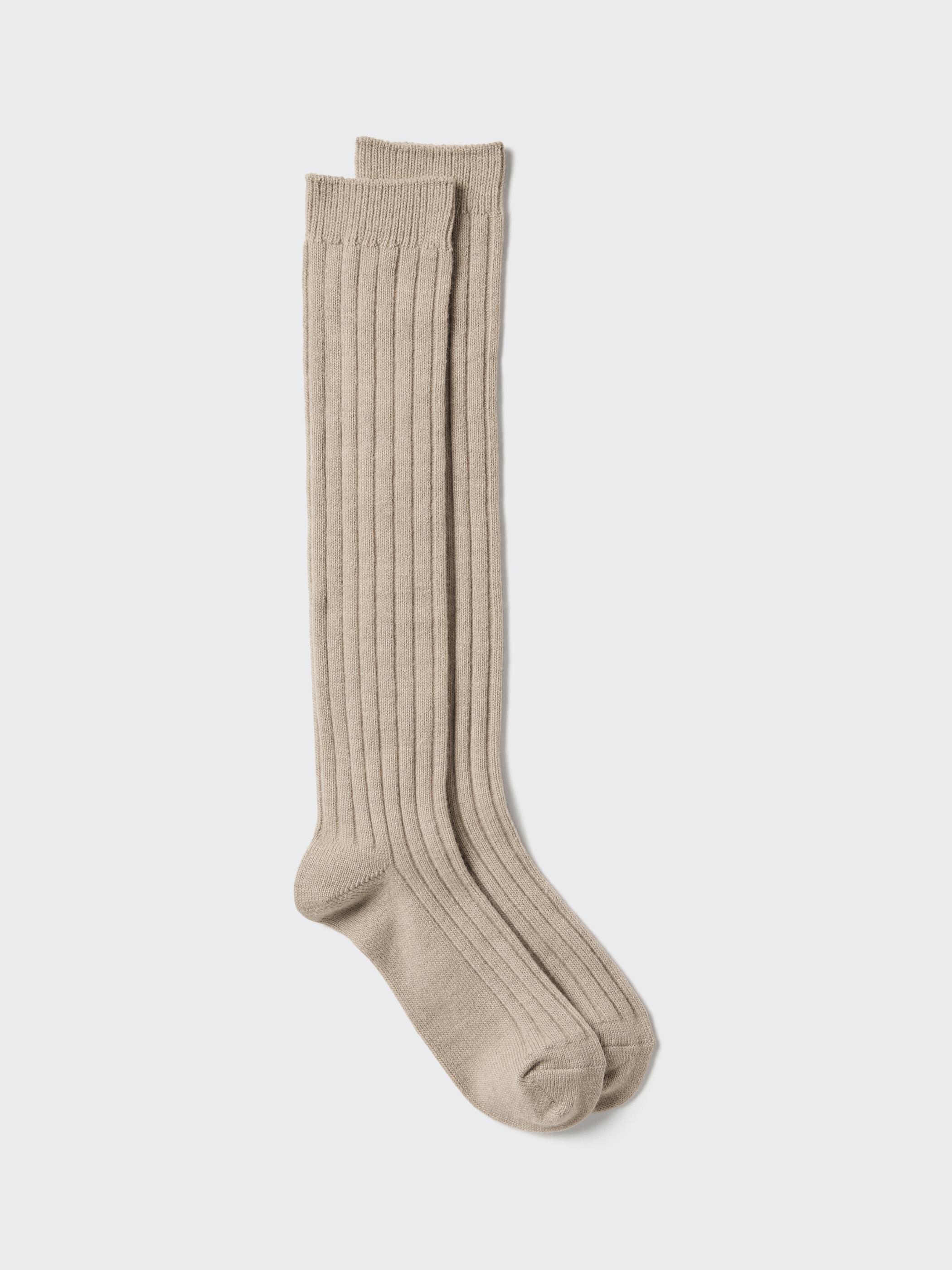 Yacht & Smith Women's Cotton Slouchy Knee High Socks – 6 Pairs Of Comfy, Striped Neutrals