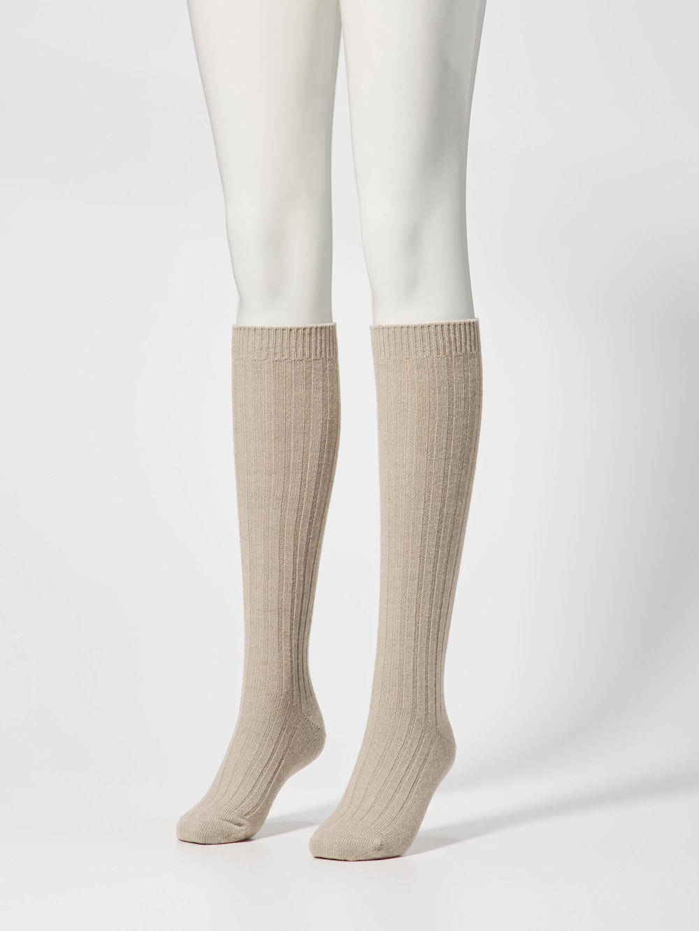 Носки HEATTECH Knee, в рубчик — Uniqlo — фото 2