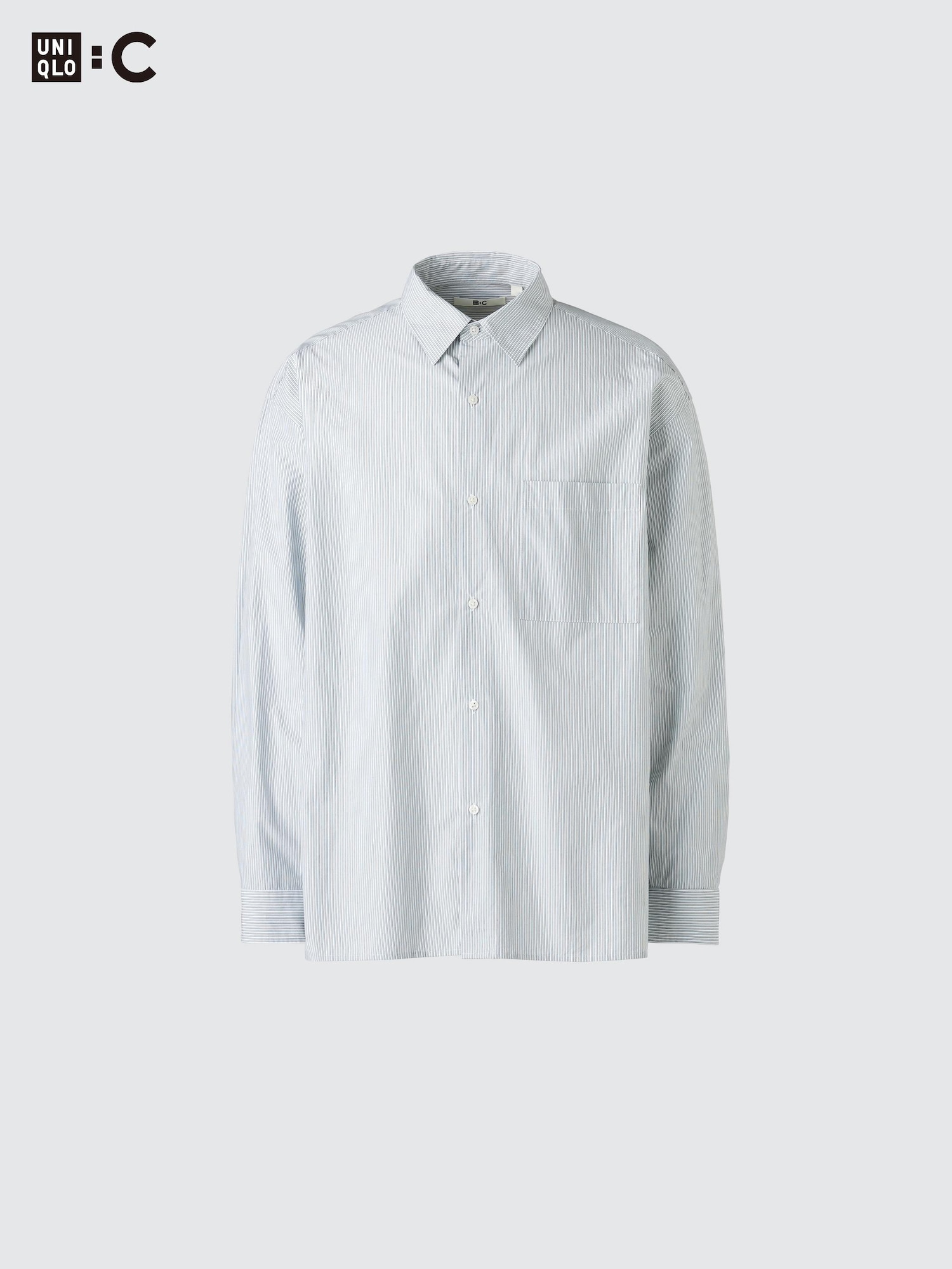 Broadcloth Oversized Shirt | Striped | UNIQLO US