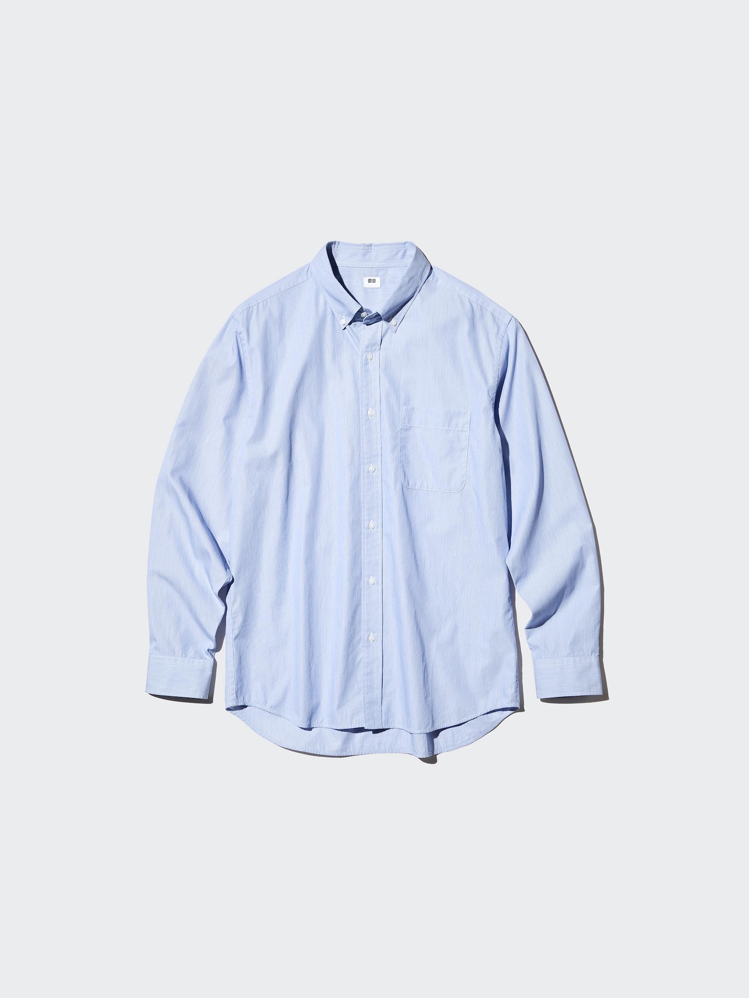 Men's Broadcloth Shirt | Button Down | Hairline Fabric | UNIQLO US