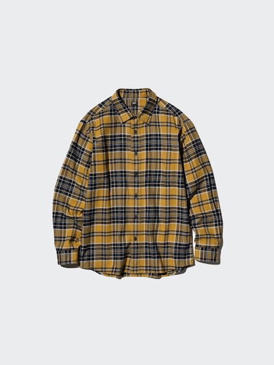 Flannel Shirt (Check, Regular Collar)