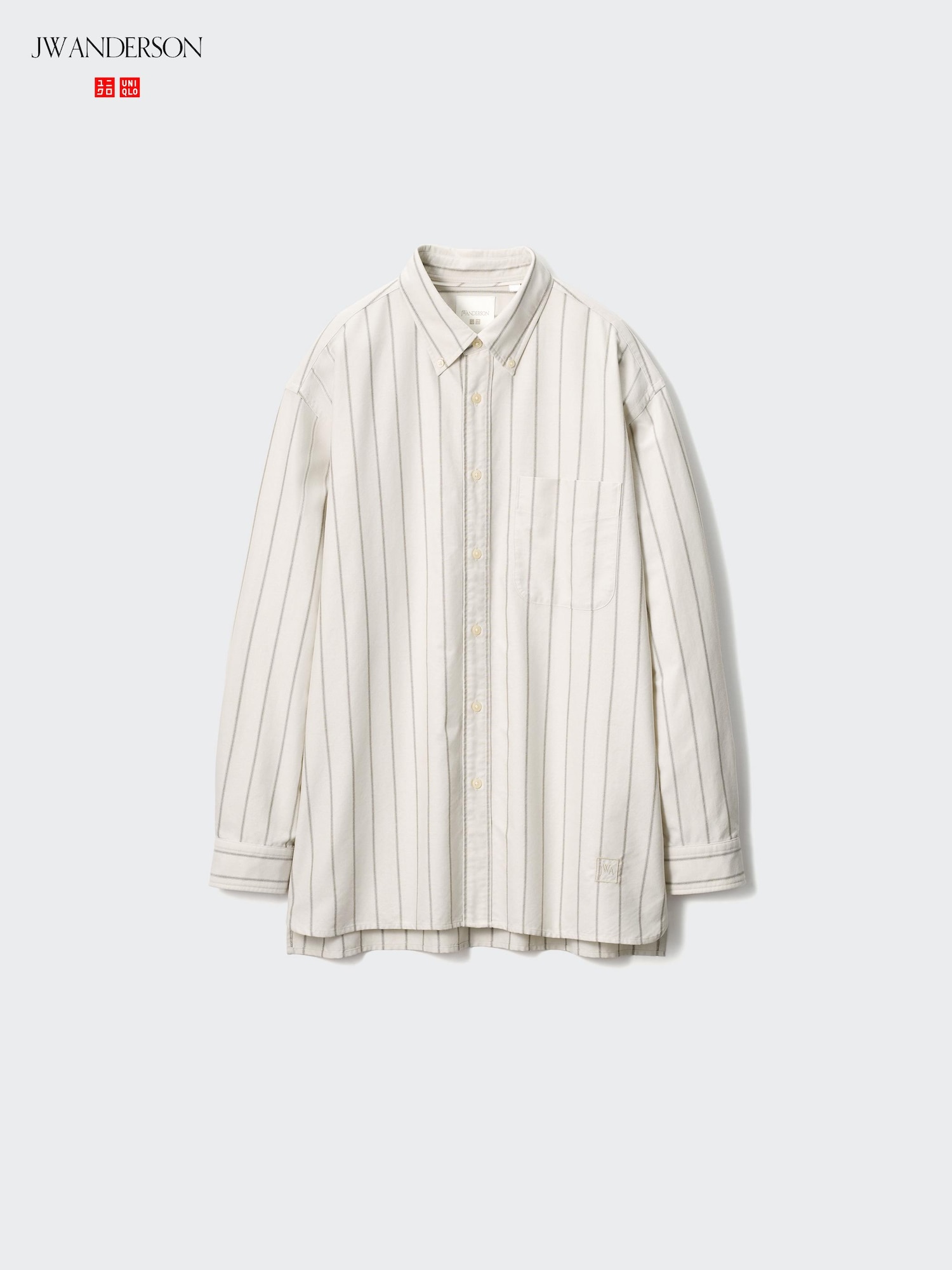 Oxford Oversized Shirt | Striped | UNIQLO US