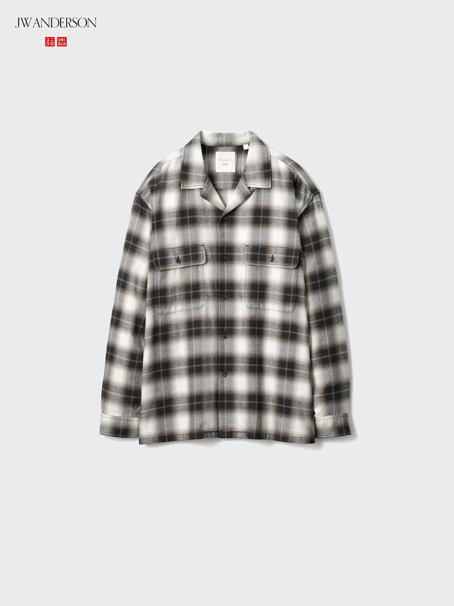 Unisex Brushed Cotton Overshirt (Check) | UNIQLO LU
