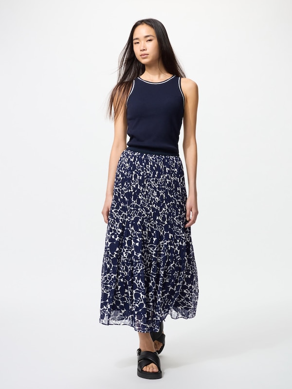 CHIFFON TIERED SKIRT