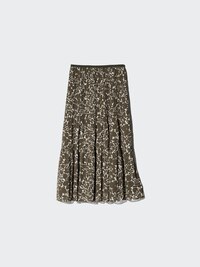 Chiffon Tiered Skirt | Printed