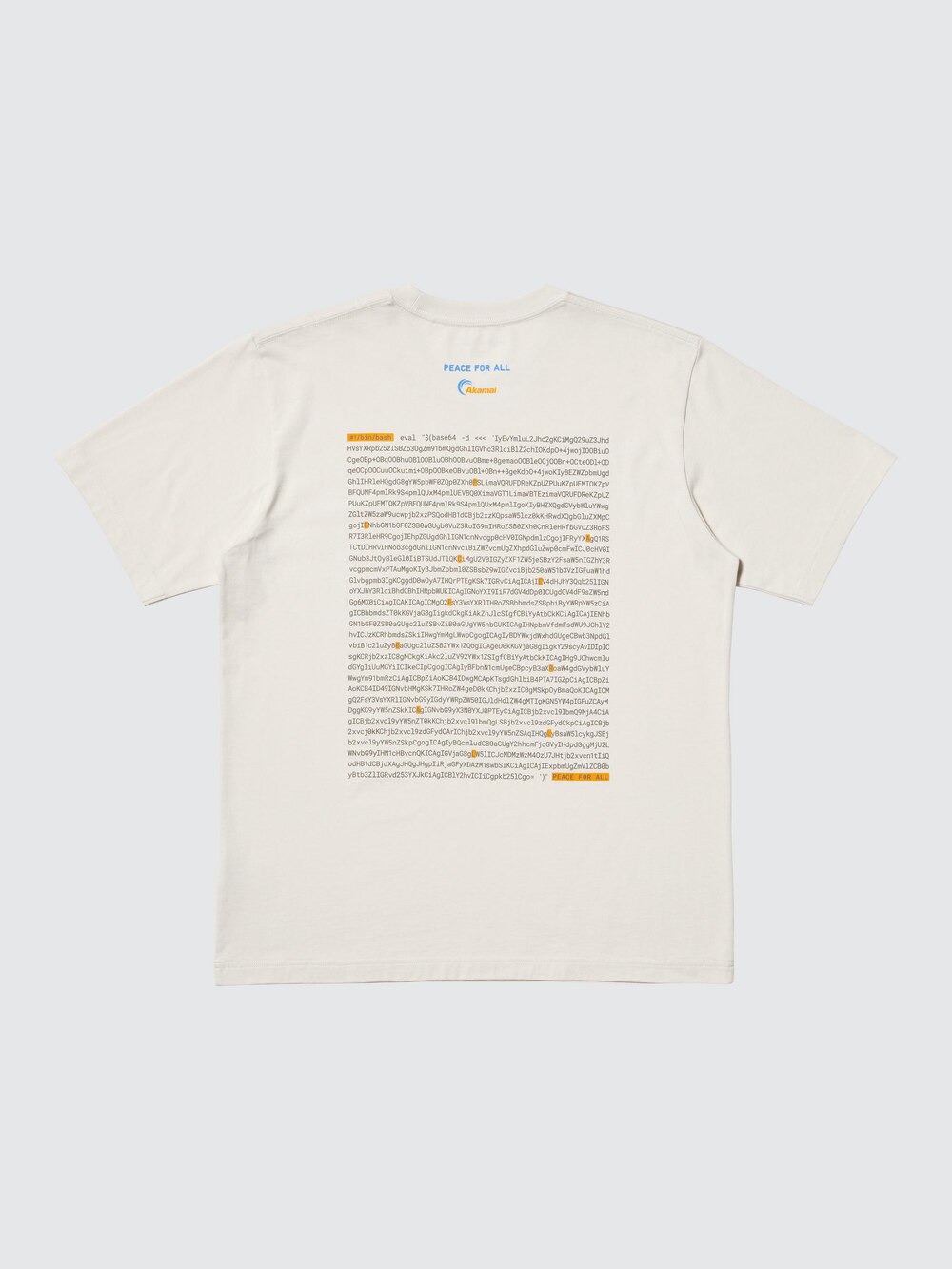 Uniqlo PEACE FOR ALL Graphic T-Shirt | Akamai Technologies — фото 2
