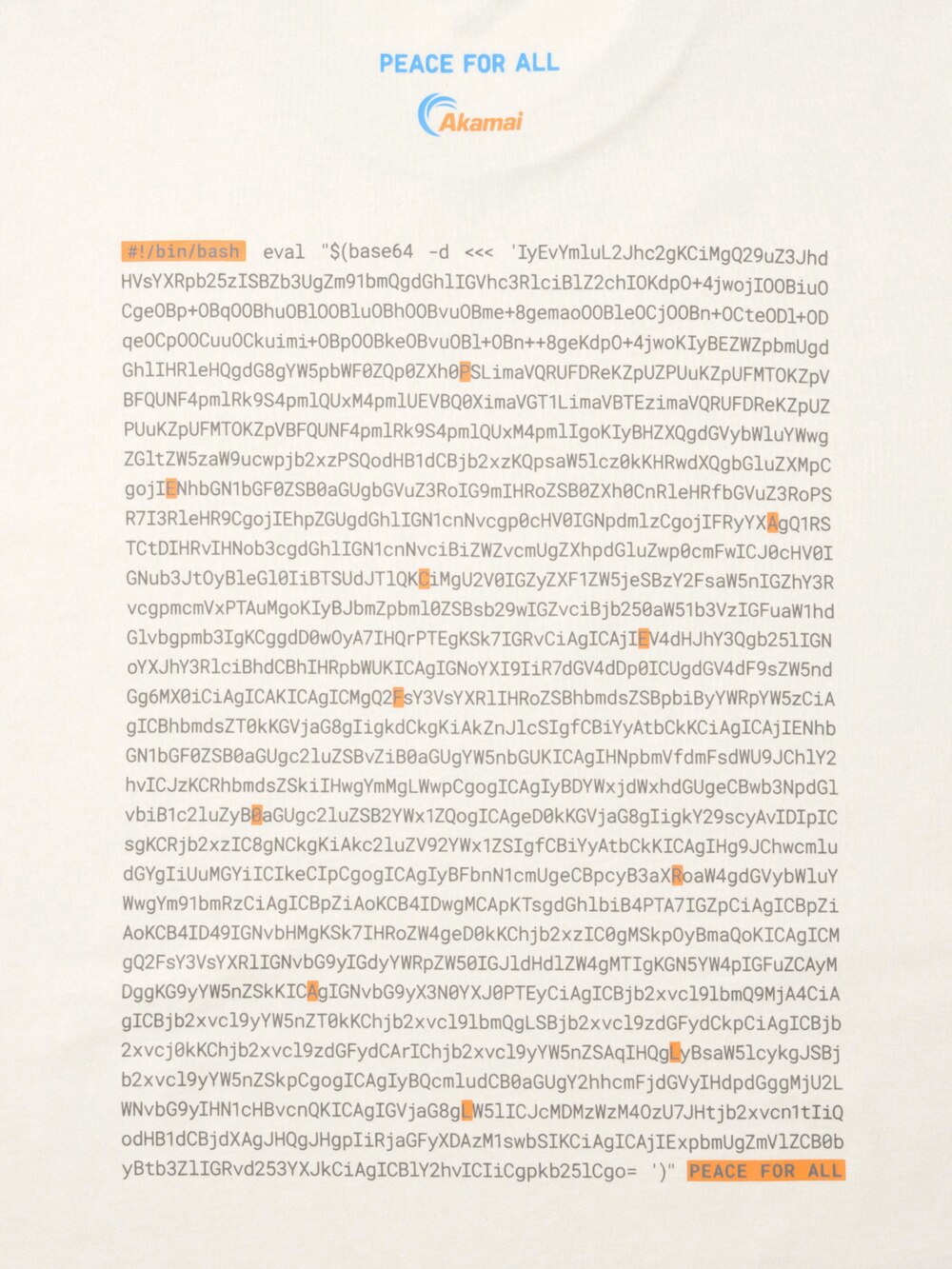 Uniqlo PEACE FOR ALL Graphic T-Shirt | Akamai Technologies — фото 4