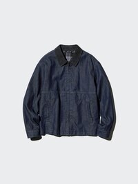 Zip-Up Short Blouson | Denim