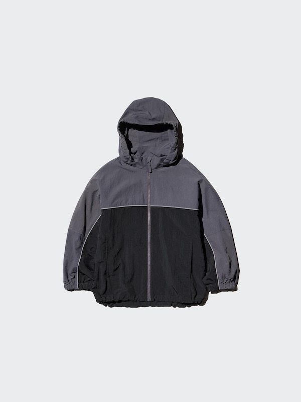 Pocketable UV Protection Parka | Color Block