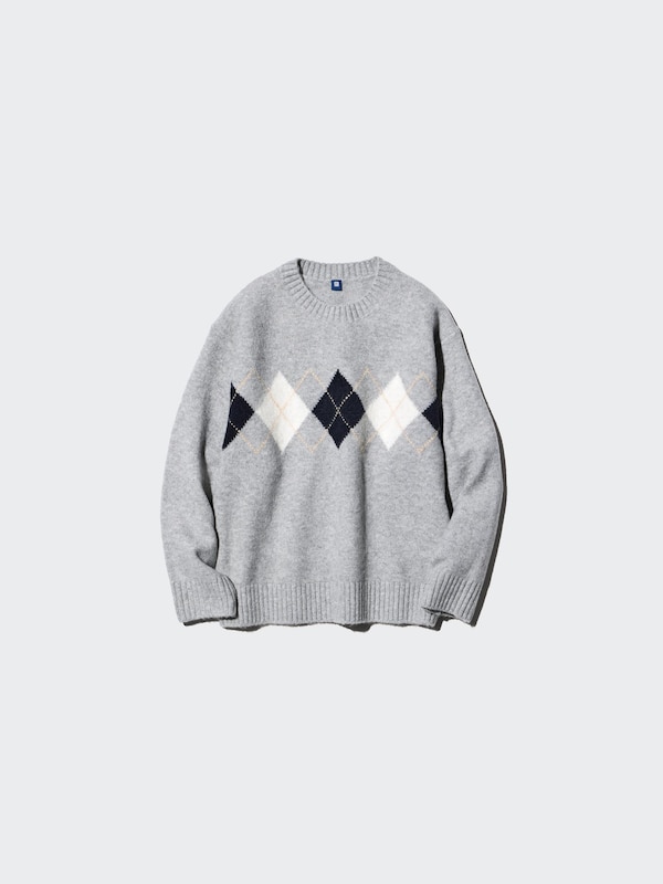 Souffle Yarn Sweater | Argyle