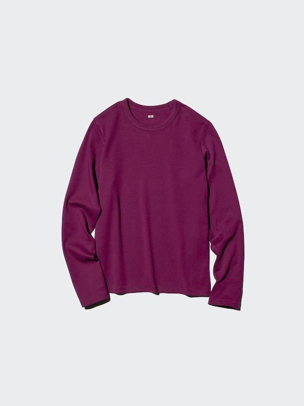 SMOOTH STRETCH COTTON CREW NECK T-SHIRT