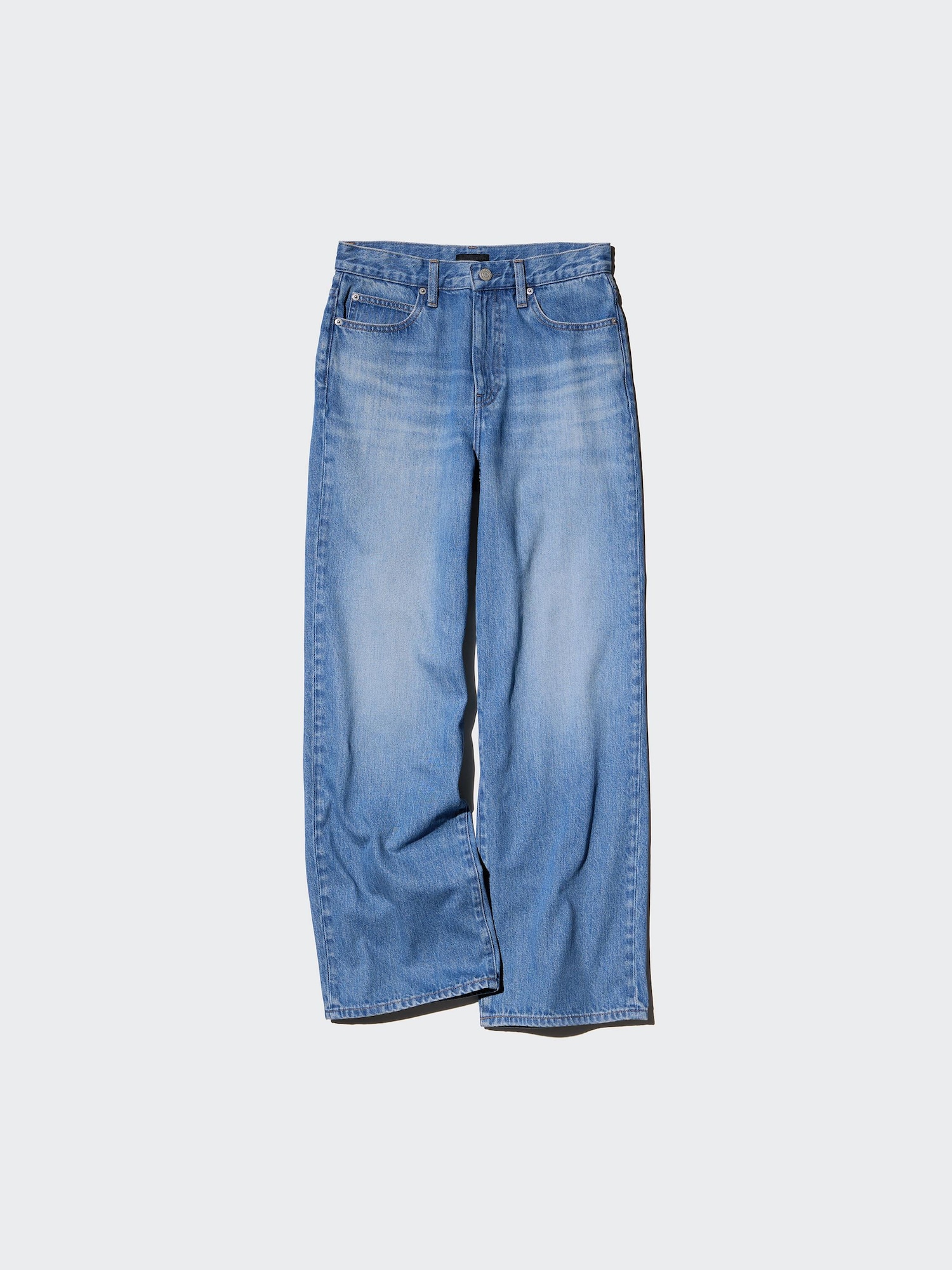 Women's Wide Straight Jeans | Short | UNIQLO US