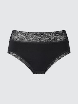 Lace High Rise Briefs
