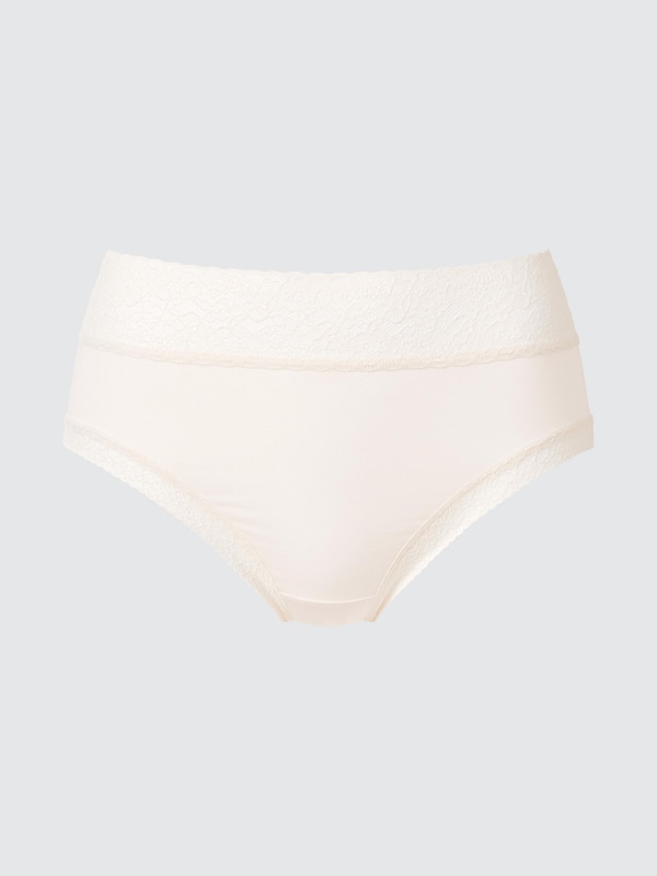 Lace High Rise Briefs
