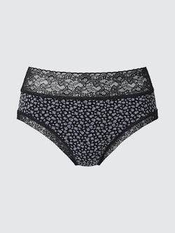 Lace High Rise Briefs | Printed