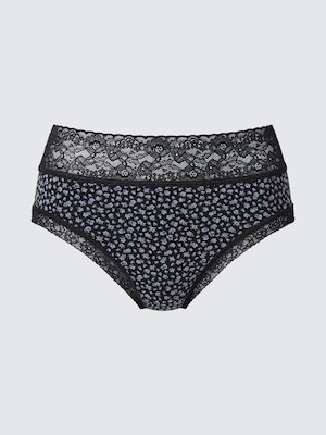 Lace High Rise Briefs | Printed