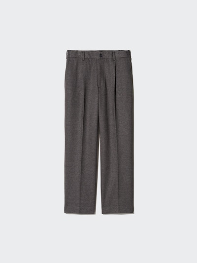 Pleated Wide Trousers (Houndstooth)