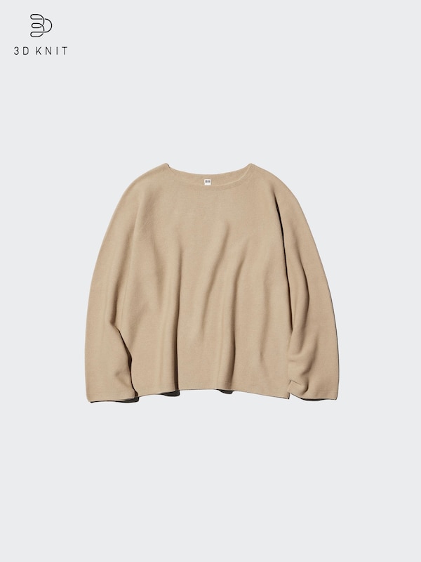 3D Knit Cotton Sweater