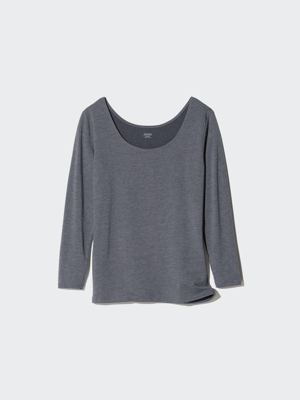 WOMEN HEATTECH EXTRA WARM SCOOP NECK T-SHIRT