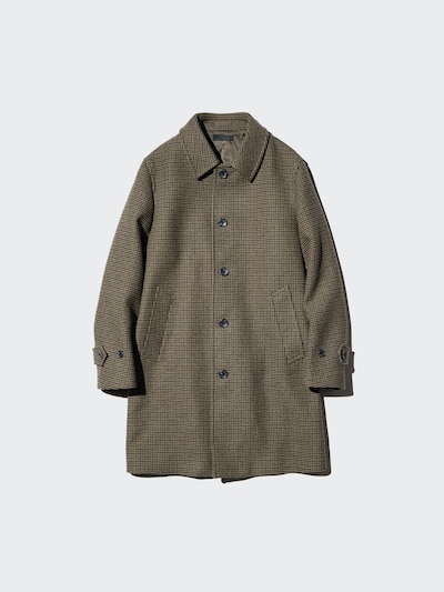 Balmacaan Coat | Checked