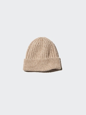 HEATTECH Ribbed Beanie Marled Yarn