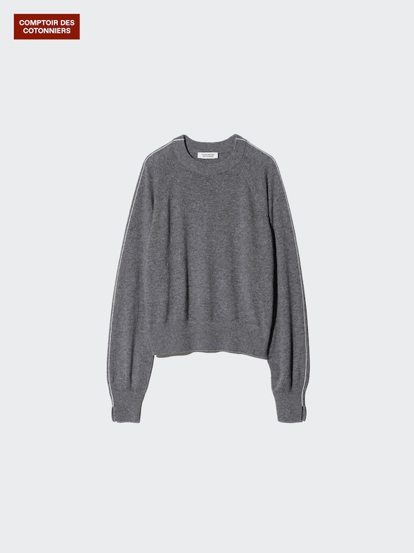Jersey 100% cashmere cuello redondo