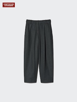 Pantalon Barrel en jersey brossé