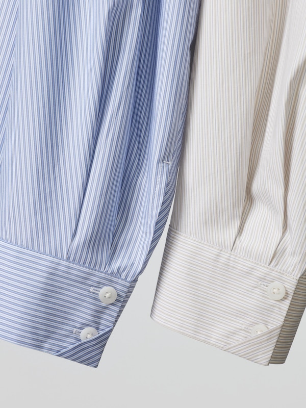 Cotton Stand Collar Shirt Jacket