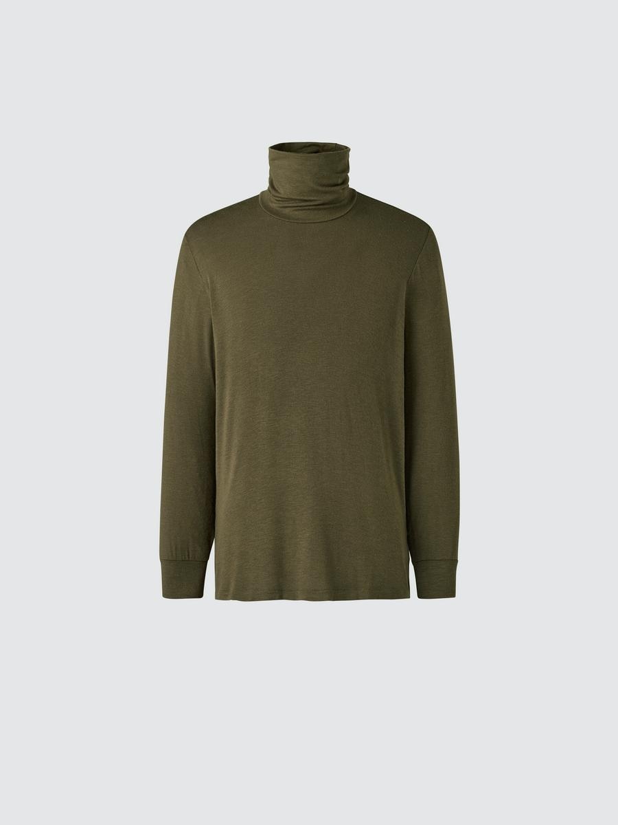 Uniqlo Men's Heattech Extra Warm Cashmere Blend Turtleneck, Olive, Xs In Multi