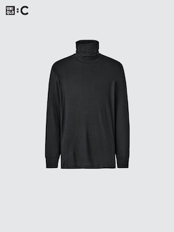 HEATTECH Extra Warm Cashmere Blend Turtleneck T-Shirt (Long Sleeve)