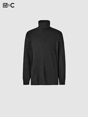 HEATTECH Extra Warm Cashmere Blend Turtleneck T-Shirt (Long Sleeve)
