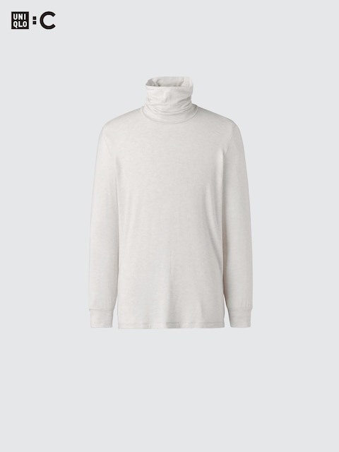 Uniqlo - Col Roulé Heattech En Cachemire Mélangé Extra Chaud (Manches Longues) - Nude - 3XL