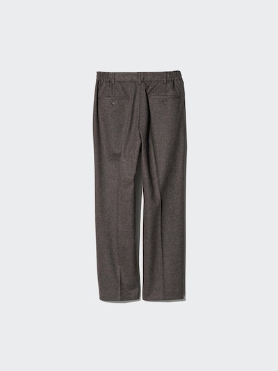 Pleated Wide Trousers (Patterned)