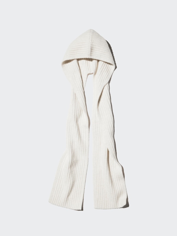 Souffle Yarn Chunky Hooded Scarf