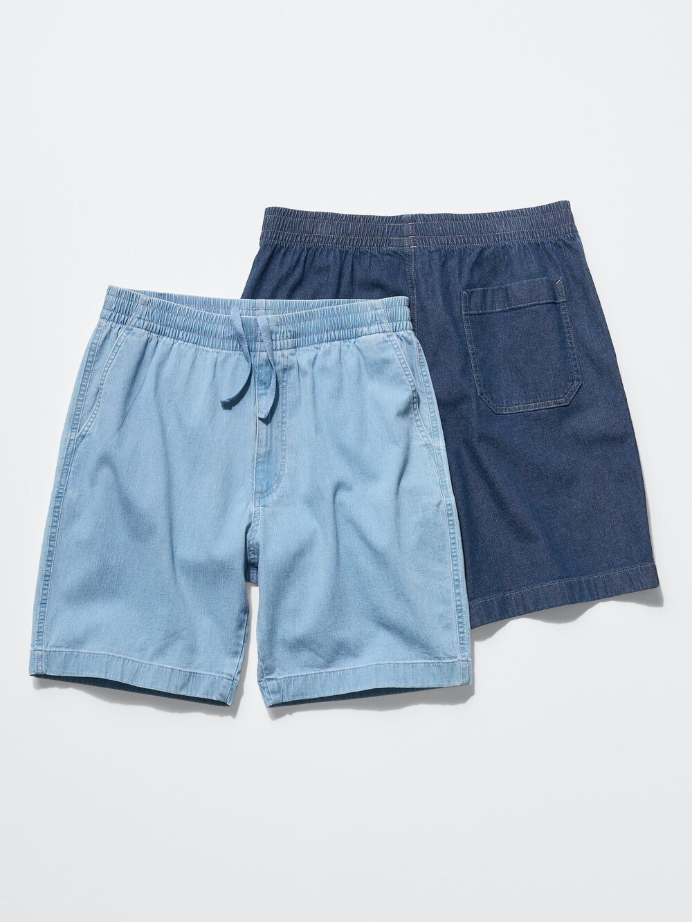 Uniqlo Stretch Easy Shorts | Denim | 8" — фото 3